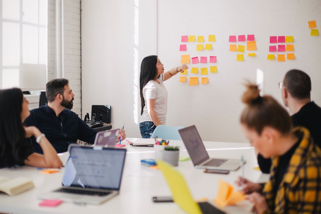 Team planning business digital growth